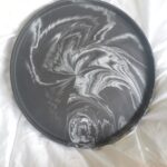 Amore Creative Collections - Acrylic Eco Friendly Resin Jesmonite Homeware South Africa Handmade Handcrafted Pieces - Black White Marble Extra Large Display Tray Front