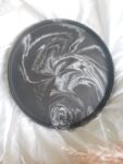 Amore Creative Collections - Acrylic Eco Friendly Resin Jesmonite Homeware South Africa Handmade Handcrafted Pieces - Black White Marble Extra Large Display Tray Front