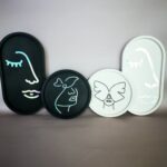Amore Creative Collections - Acrylic Eco Friendly Resin Jesmonite Handmade Homeware Home Decor South Africa Abstract Line Art Holographic Woman Boho Flowers Plants Gift Sets