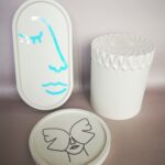 Amore Creative Collections - Acrylic Eco Friendly Resin Jesmonite Handmade Homeware Home Decor South Africa Abstract Line Art Holographic Woman Boho Flowers Plants Gift Sets (3)