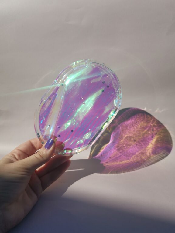 Amore Creative Collections - Acrylic Eco Friendly Resin Jesmonite Handmade Homeware Home Decor South Africa Epoxy Resin Iridescent Tray