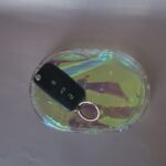 Amore Creative Collections - Acrylic Eco Friendly Resin Jesmonite Handmade Homeware Home Decor South Africa Epoxy Resin Iridescent Tray Car key Entrance Hall Tray