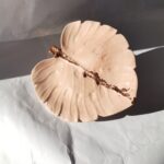 Amore Creative Collections Handmade Home Decor Jesmonite South Africa - Polymer clay, eco resin, jesmonite - maple leaf tray rose gold