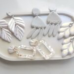 Amore Creative Collections Bridal Bride Earrings Wedding White Gold Iridescent Hypoallergenic Stainless Steel Fittings