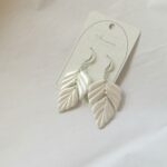 Amore Creative Collections Bridal Bride Earrings Wedding White Gold Iridescent Hypoallergenic Stainless Steel Fittings