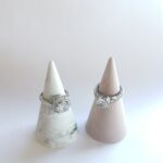Amore Creative Collections - Jesmonite Event Personalised Wedding Gift Table Decor Bride and Groom Ring Holder