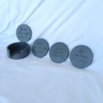 Charcoal Grey swearing coasters
