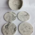 Cussing Coaster Amore Creative Collections