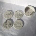 Cussing Coaster Set with Holder Amore Creative Collections