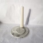 Grey and white marble coaster set of 4 with place holder - Amore Creative Collections