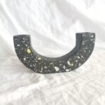 Terrazzo Candlestick Holder - Double Pillar Candle Stick Holder-Eco Resin Jesmonite South Africa