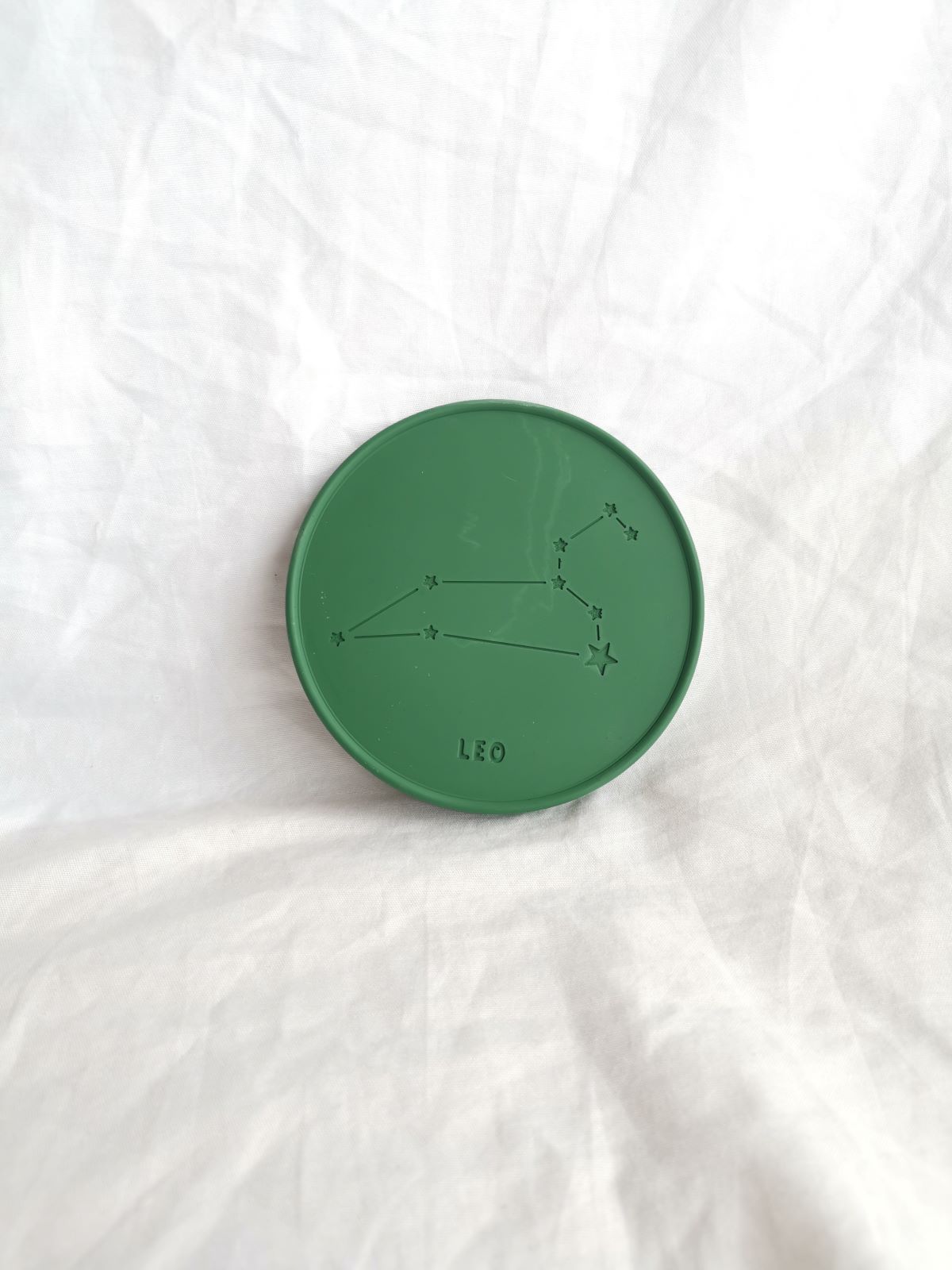 Forest Green Star Sign Jesmonite Coaster - Amore South Africa Forest Green Star Sign Jesmonite Coaster - Amore South Africa