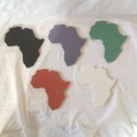 Map of Africa Coaster Sets - Amore Creative Collections Jesmonite South Africa Eco Friendly
