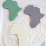 Map of Africa Coaster Sets - Amore Creative Collections Jesmonite South Africa Eco Friendly