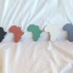 Map of Africa Coaster Sets - Amore Creative Collections Jesmonite South Africa Eco Friendly
