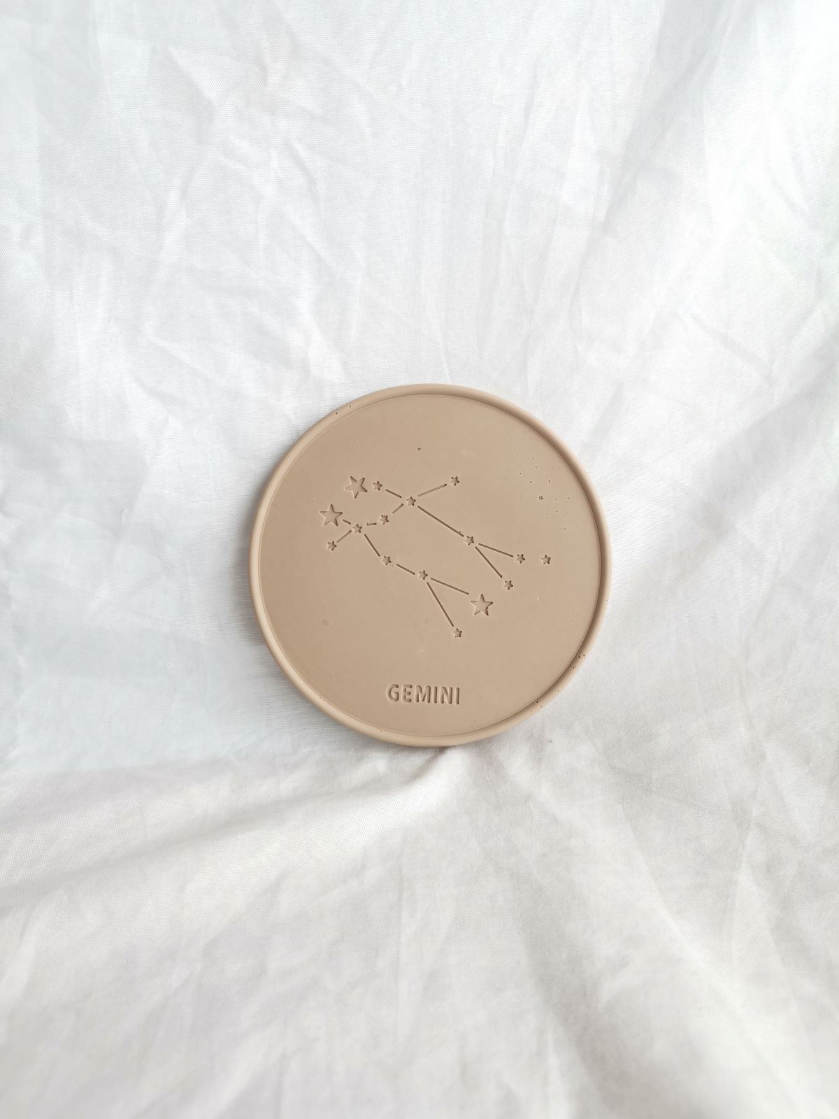 Mocha Star Sign Jesmonite Coaster - Amore South Africa Mocha Star Sign Jesmonite Coaster - Amore South Africa