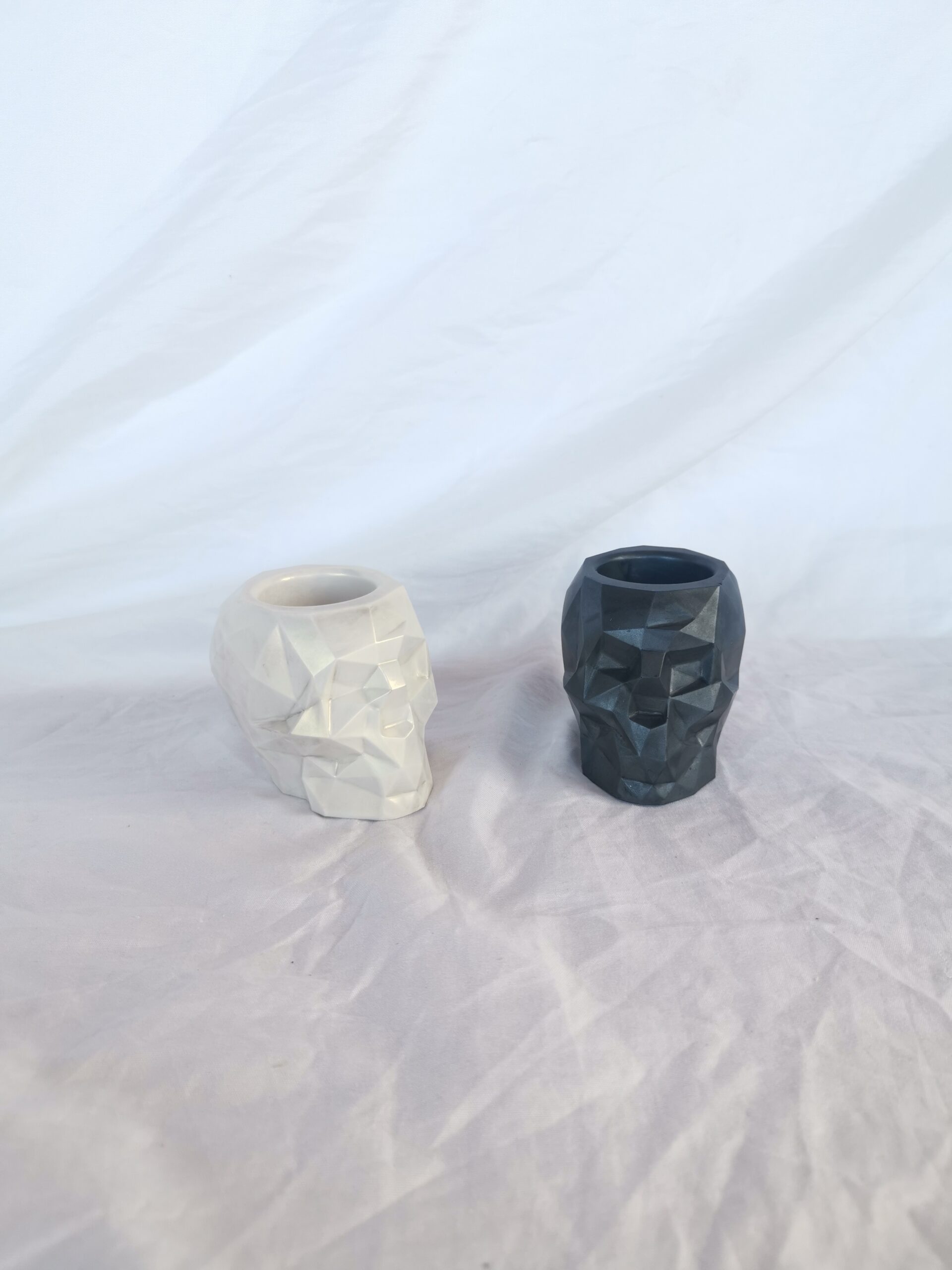 Skull Pen Pot Skull Face Make up Brush pot - Jesmonite Eco Resin South Africa Online - Amore Skull Pen Pot Skull Face Make up Brush pot - Jesmonite Eco Resin South Africa Online - Amore