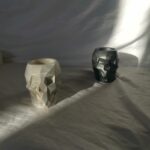 Skull Pots Brush Pen Amore Creative Collections Home Decor - Jesmonite South Africa Shop Online