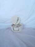 Wild Flower Coasters Black and White - Jesmonite Eco Resin South Africa - Amore
