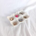 Eco Resin Egg Holder Tray - Earring Stud storage