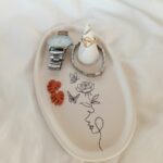 line art tray - jewellery display organiser key tray
