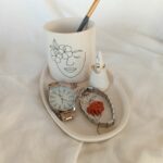 line art tray - jewellery display organiser key tray