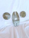 Wine Butler and 2 Coasters - Wildflowers Epoxy Resin Gift Set Wine Bottle Holder and Glasses