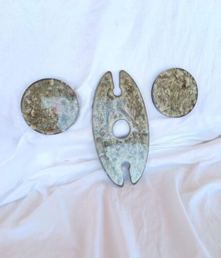 Wine Butler and 2 Coasters - Wildflowers Epoxy Resin Gift Set Wine Bottle Holder and Glasses
