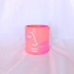 Neon Pot Abstract Face - Amore Creative Collections - Neon Boho Home Decor South Africa