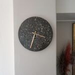 eco resin terrazzo clock - jesmonite clocks south africa