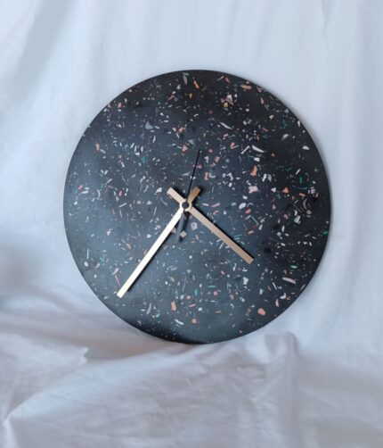 eco resin terrazzo clock - jesmonite clocks south africa