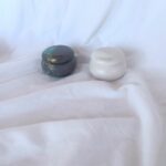 Pebble Pots - Shimmer Galaxy Lavender Charcoal Grey White Amore Eco Resin Jewellery Storage pots