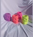 Neon Skull Pots