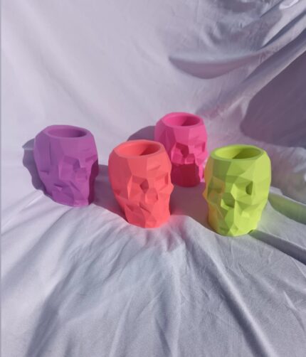 Neon Skull Pots