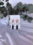 Abstract Shape Dangle Earrings - Neutrals