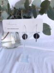 Minimalist Polymer Clay Earrings Stainless Steel Hoop Bar - Amore Creative Collections
