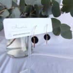 Minimalist Polymer Clay Earrings Stainless Steel Hoop Bar - Amore Creative Collections