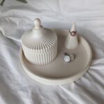 gift box set - ring holder, display tray, jewellery storage box - jesmonite eco resin south africa bridesmaid gift idea