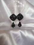abstract face line art earrings - polymer clay amoresa south africa shop online