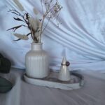Dried Flower Vases Candle Holder - Jesmonite South Africa Amore Creative Collections