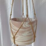 Planter Pot Marble Custom Macrame South Africa Jesmonite Eco Resin Amore Creative Collections