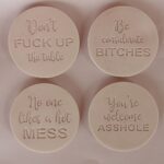 cussing coaster set south africa jesmonite eco resin