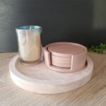 Amore Creative Collections Decor Trays Abstract Soy Wax Candle Tray