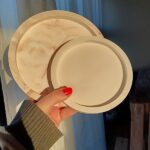 Amore Creative Collections - Unique Gifts Terrazzo South Africa Black White Home Decor Handmade XL Trays Ribbed Arch Trays