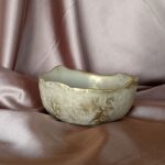 Gold antique ostrich textured bowl - jesmonite eco resin handmade decor bowls south africa www.amoresa.co.za
