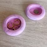 round mini jewellery dish bowl - handmade ceramic eco resin jesmonite amore creative collections www.amoresa.co.za