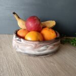 Marble Deco Bowl Fruit Bowl Succulent Candle Bowl Jesmonite South Africa - Amore Creative Collections