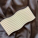 wavy trays amore creative collections - skincare reed diffuser condiment table server trays candle trays