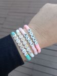 Bead Bracelet Sets Custom Corporate Event Motivational Quotes Letter Word - www.amoresa.co.za