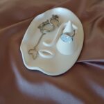 Abstract Face Trinket Tray Dish - Jesmonite Eco Resin South Africa Supplier Shop Online
